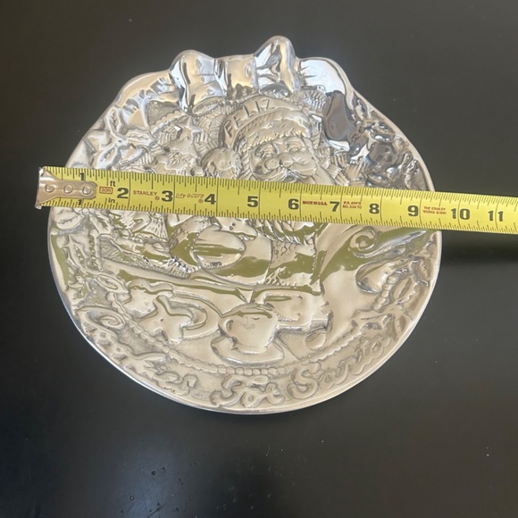 Cookies for Santa Pewter Plate. NWT - Picture 6 of 7